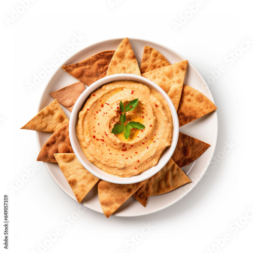 A Bowl of Red Pepper Hummus...