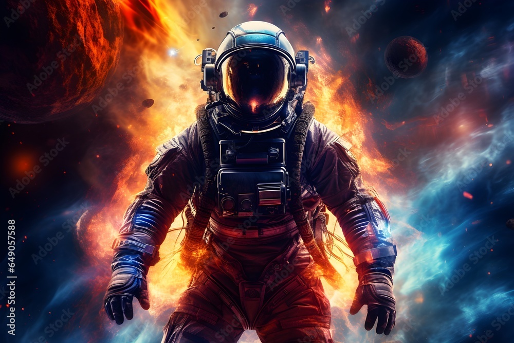 Cosmic astronaut