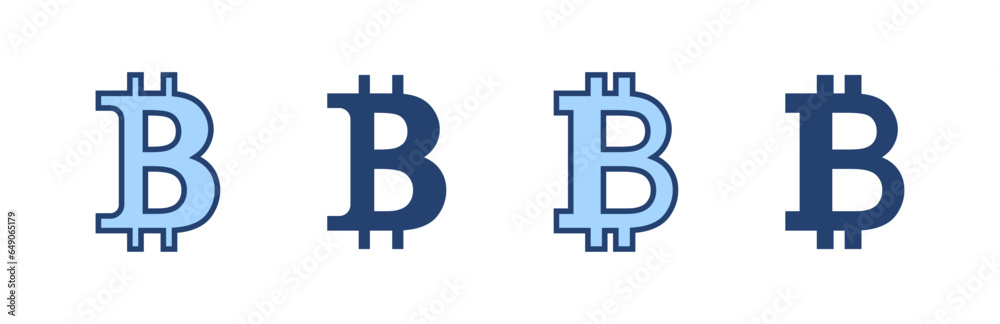 Bitcoin icon vector. bitcoin sign and symbol. payment symbol. cryptocurrency logo Bitcoin icon vector. bitcoin sign and symbol. payment symbol. cryptocurrency logo