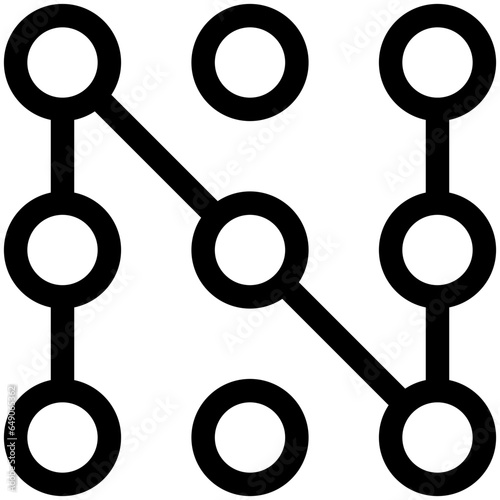 lock pattern icon