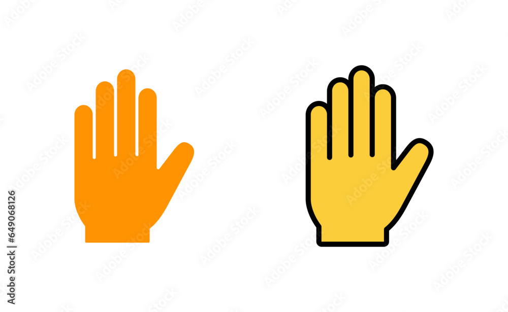 Hand icon set for web and mobile app. hand sign and symbol. hand gesture Hand icon set for web and mobile app. hand sign and symbol. hand gesture