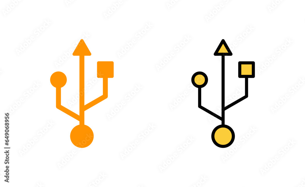 Usb icon set for web and mobile app. Flash disk sign and symbol. flash drive sign. Usb icon set for web and mobile app. Flash disk sign and symbol. flash drive sign.