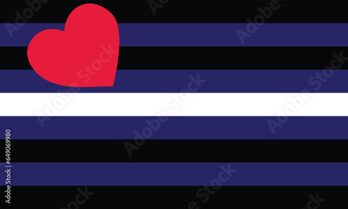 Leather Pride Flag. The leather pride flag is a symbol used by the leather subculture since the 1990s.