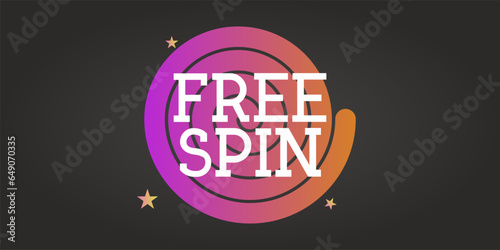 Free Spin Text Effect