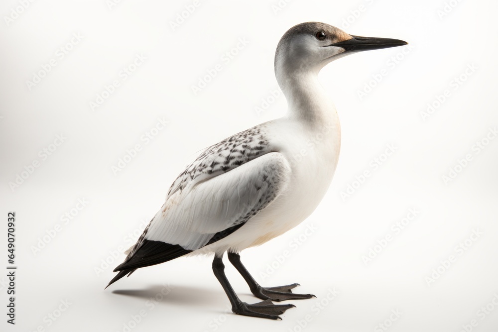 Close-up studio portrait of a bird Common Loon Gavia immer. Blank for design Close-up studio portrait of a bird Common Loon Gavia immer. Blank for design