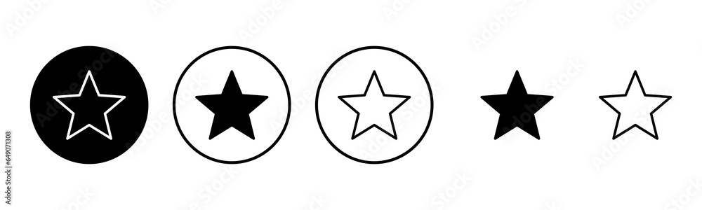 Star Icon set illustration. rating sign and symbol. favourite star icon Star Icon set illustration. rating sign and symbol. favourite star icon