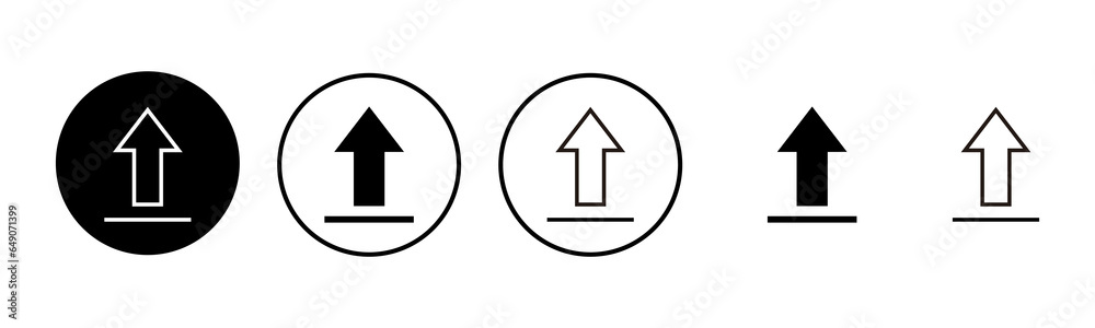 Upload icon set illustration. load data sign and symbol Upload icon set illustration. load data sign and symbol