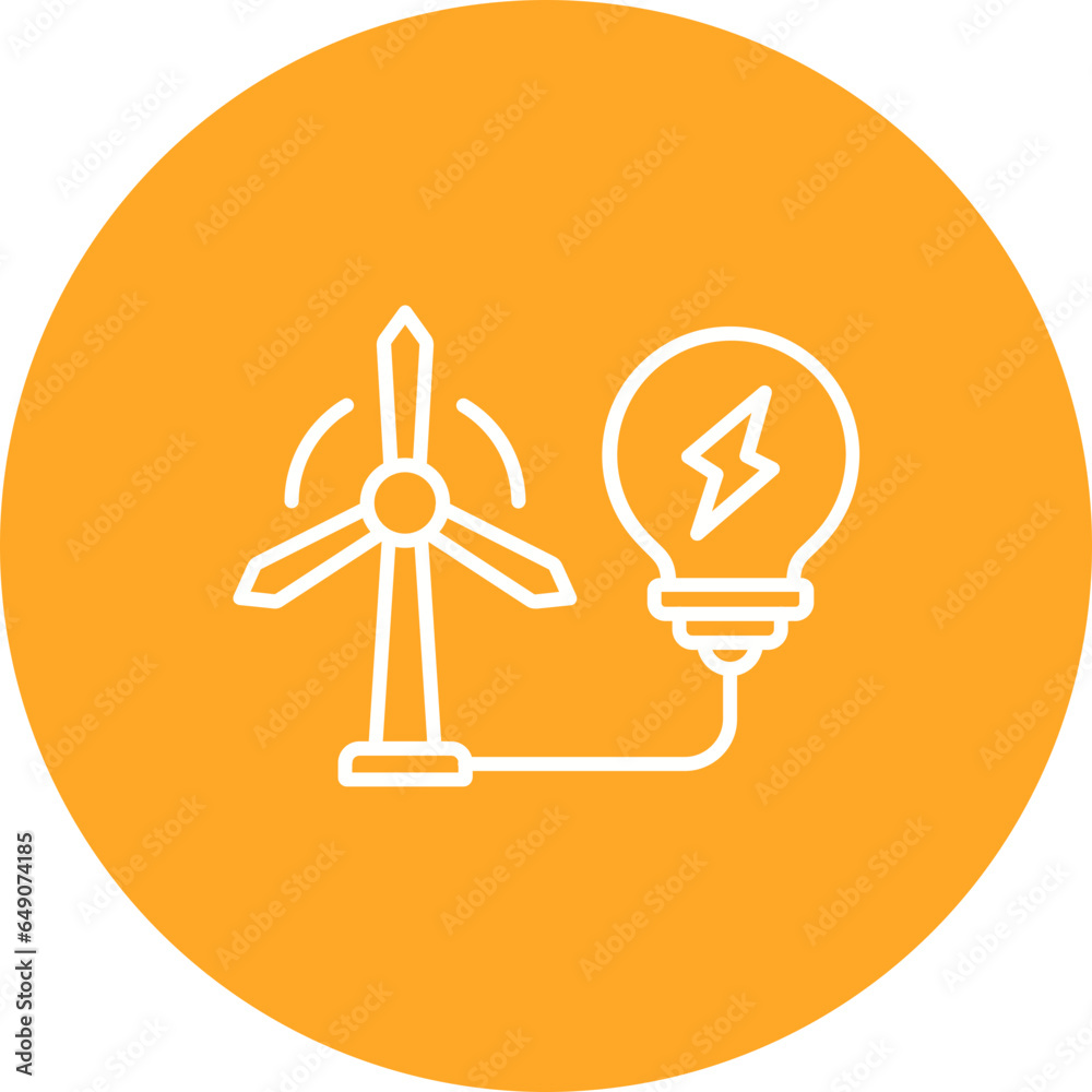 Wind Power Icon Wind Power Icon