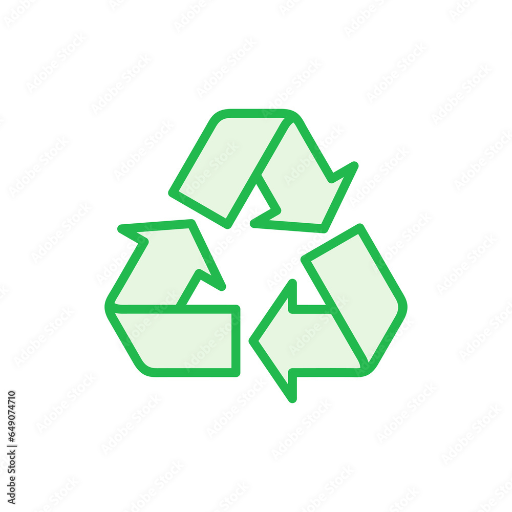 Recycle icon set. Recycling vector icon. Recycle icon set. Recycling vector icon.