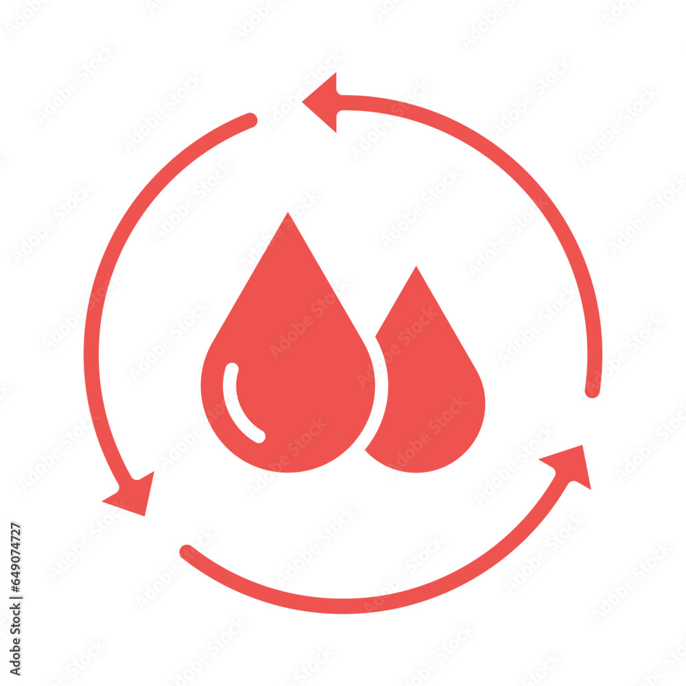 Reuse Water Icon Reuse Water Icon