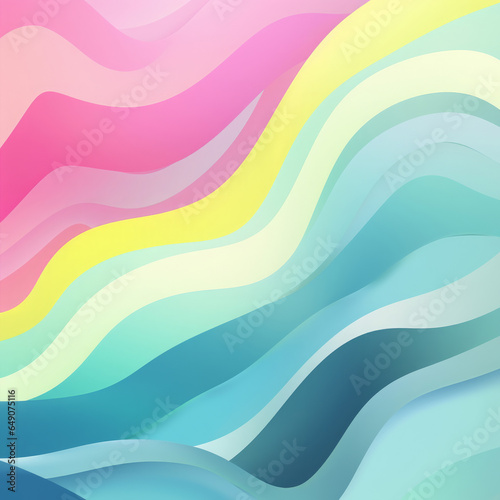 Colorful abstract background with waves. Vector illustration for your design. Dynamic Effect Abstract Background