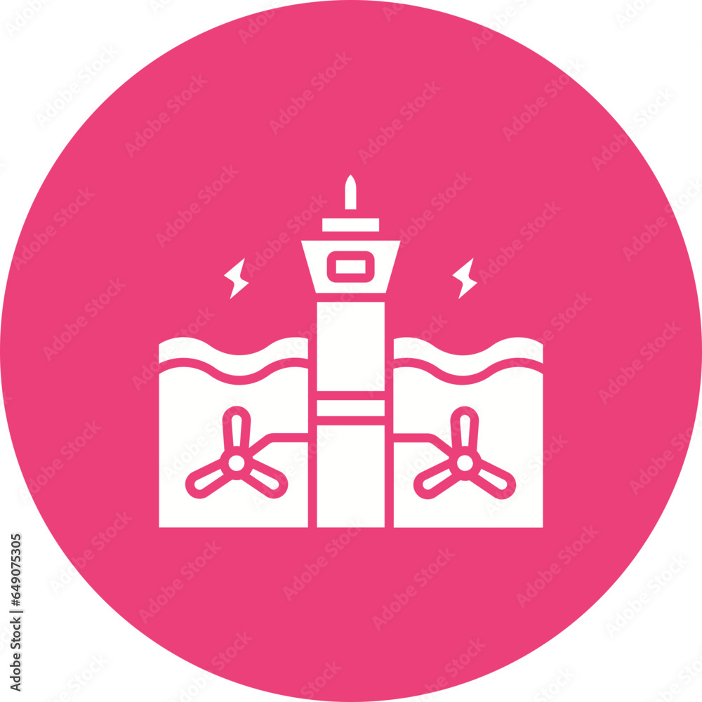 Ocean Energy Icon Ocean Energy Icon