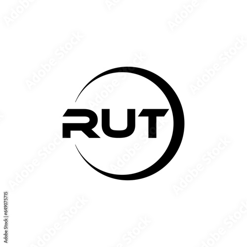 RUT Letter Logo Design, Inspiration for a Unique Identity. Modern Elegance and Creative Design. Watermark Your Success with the Striking this Logo.