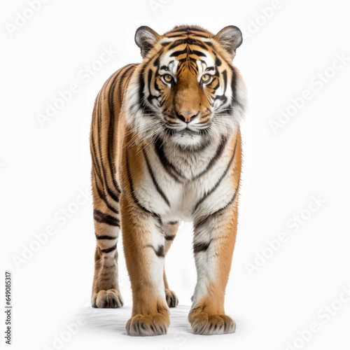 Wild Tiger isolated White