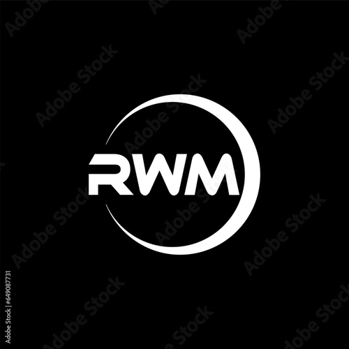 RWM Letter Logo Design, Inspiration for a Unique Identity. Modern Elegance and Creative Design. Watermark Your Success with the Striking this Logo.