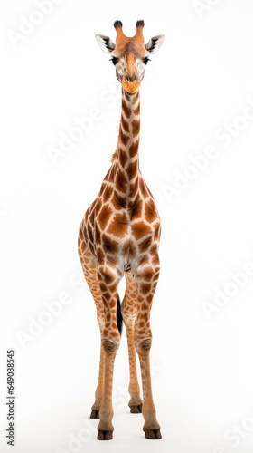 Giraffe isolated on a white background © Veniamin Kraskov