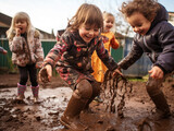 A Photo of Kids Playing in the Mud