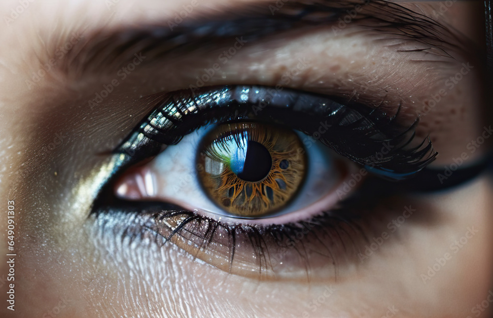 Fototapeta premium close up of eye