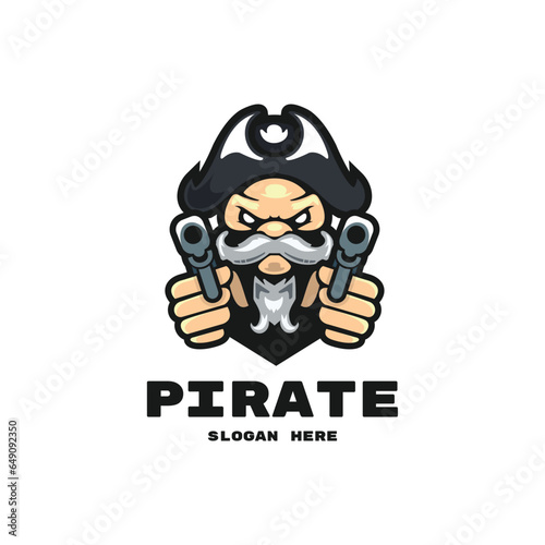 pirate mascot vector