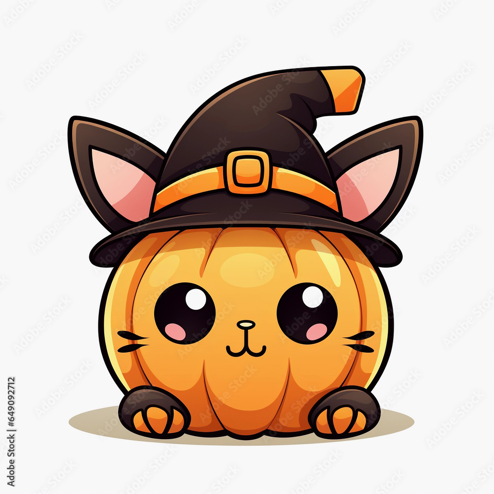 kawaii halloween pumpkin cat kawaii halloween pumpkin cat