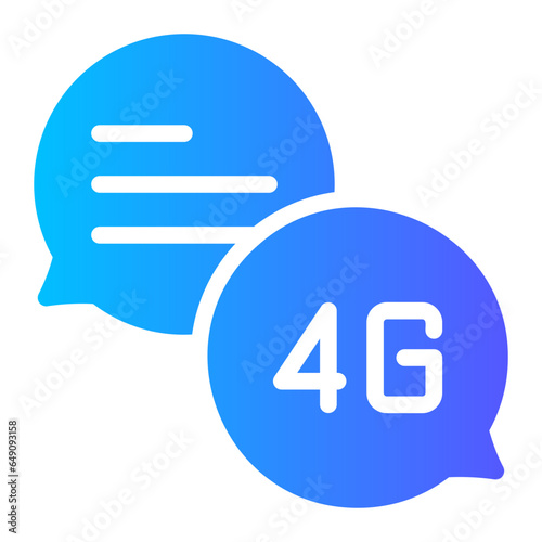 chat gradient icon