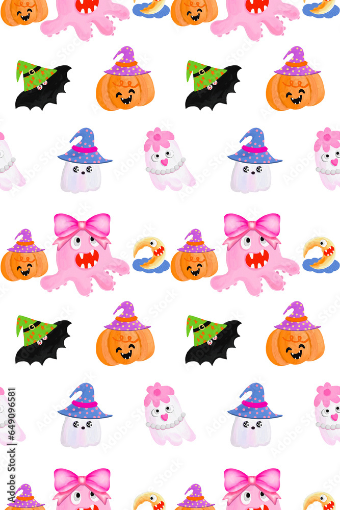 cute Halloween, sweet halloween, happy elementals  backgrounders patty