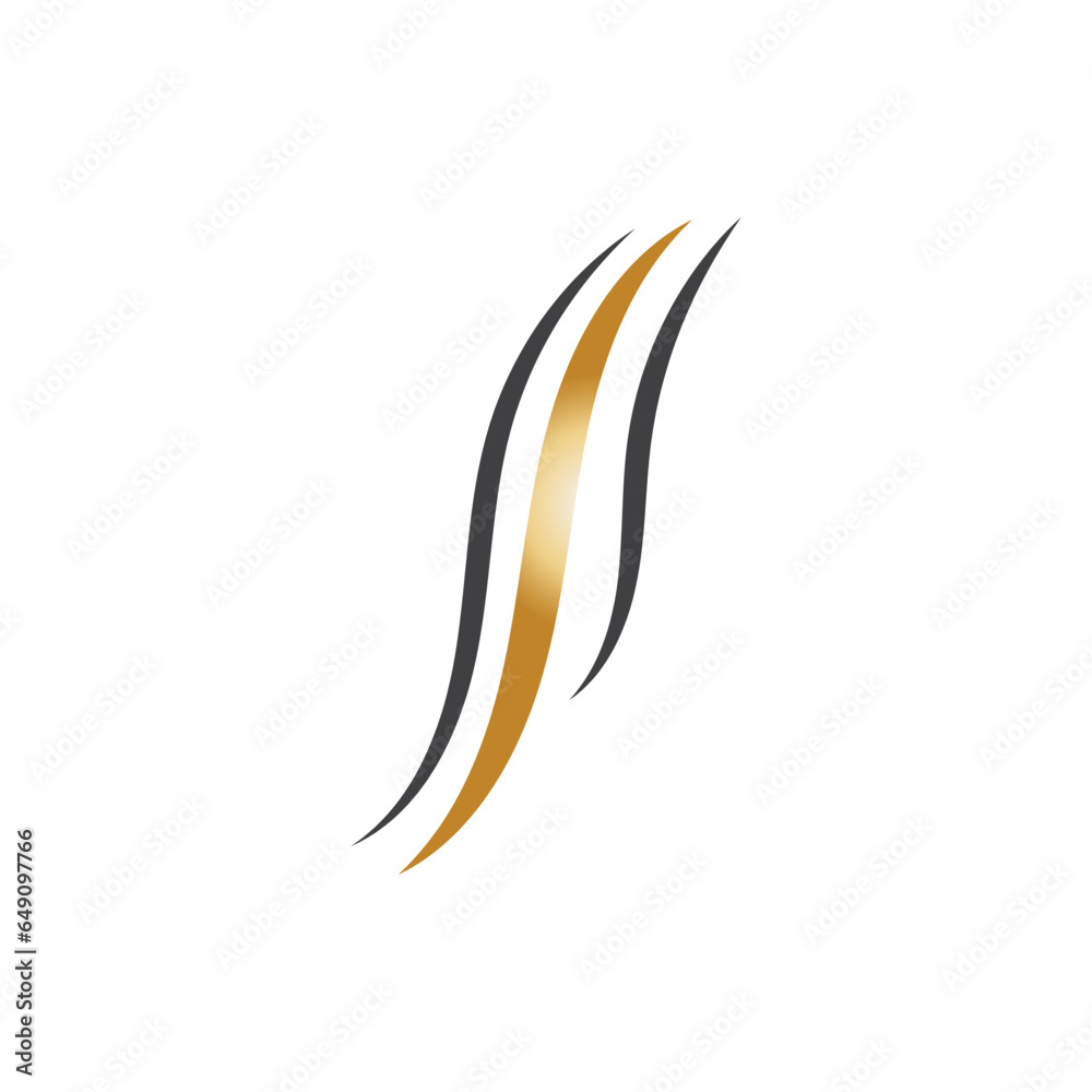 hair wave logo vector illustration design hair wave logo vector illustration design