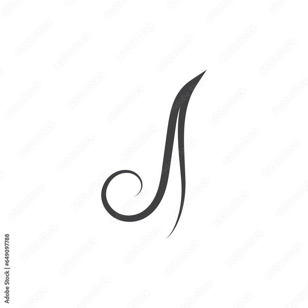 hair wave logo vector illustration design