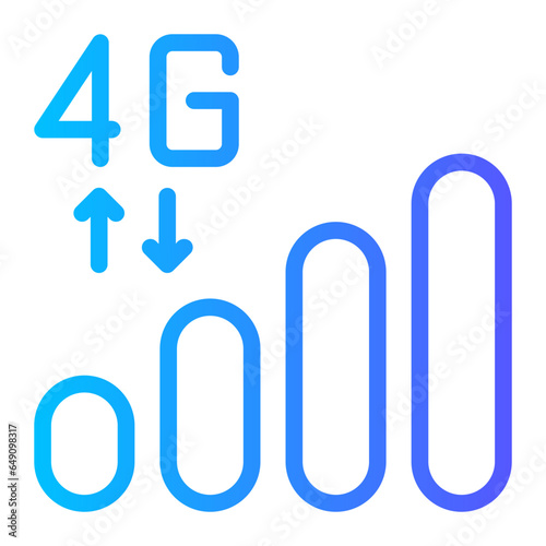 signal gradient icon