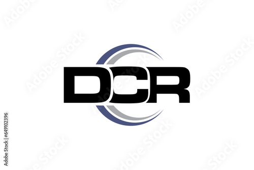 DCR creative letter logo design vector icon illustration photo