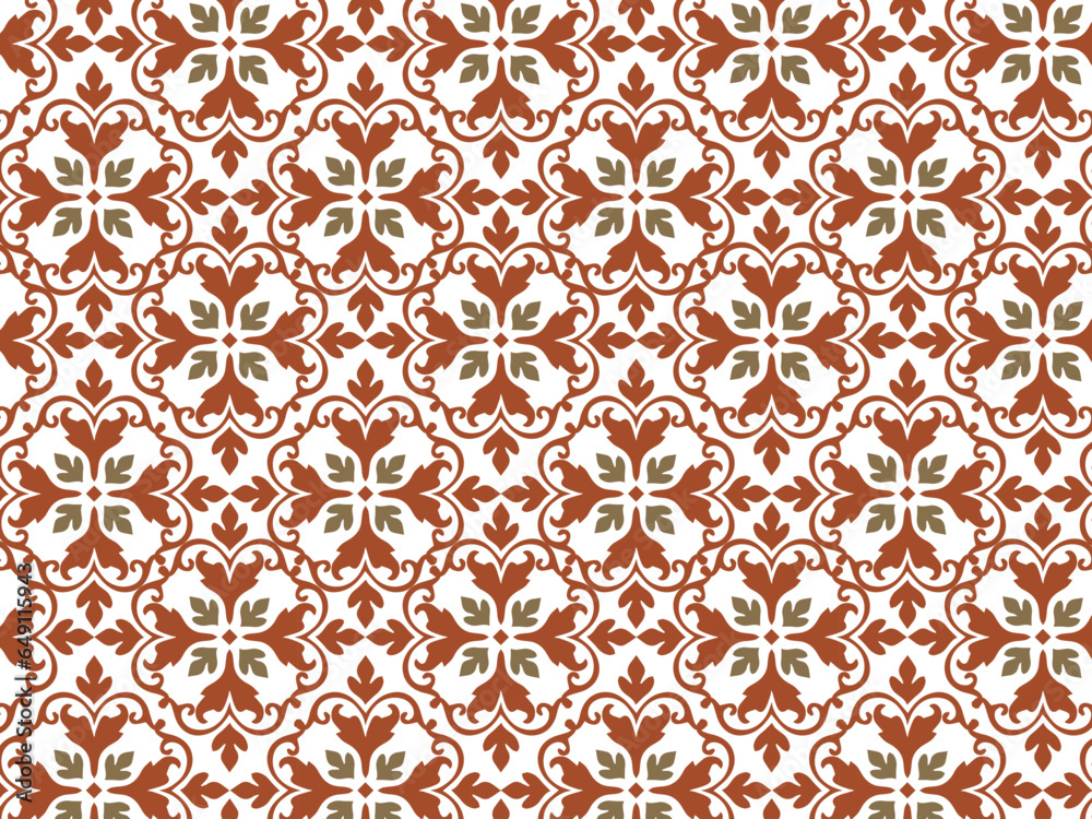 seamless damask pattern