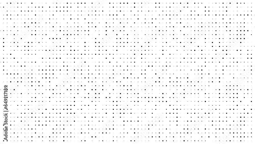 Grunge Halftone Texture. Halftone dot pattern background texture overlay grunge distress linear vector. Grunge halftone background with dots.	