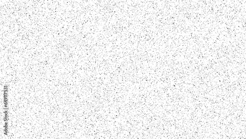 Black noise grain repeating texture. Abstract vector noise. Small particles of debris and dust. Subtle grain texture overlay.
