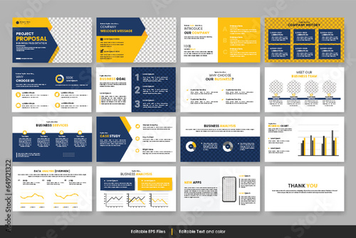 Presentation slides.Modern brochure cover design. Creative infographic elements set  Presentations, flyers and leaflets, corporate reports, marketing, advertising, annual reports, banner