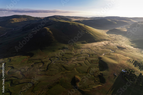 Ordu Persembe Plateau, Persembe Plateau is a popular plateau famous for meandering. Green grass has streams in it. known as in Turkish 