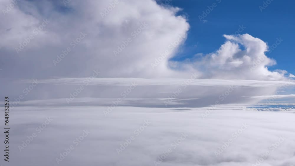 Clouds of different shapes in the sky Clouds of different shapes in the sky