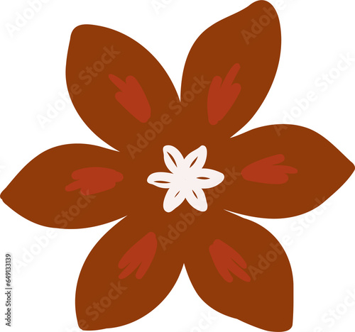 Christmas festive element clipart isolated, winter holidays