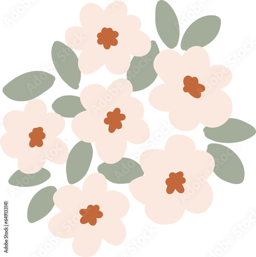 Christmas festive element clipart isolated, winter holidays