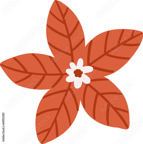 Christmas festive element clipart isolated, winter holidays