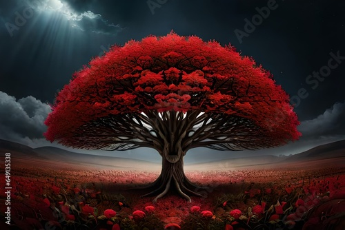 tree in the night