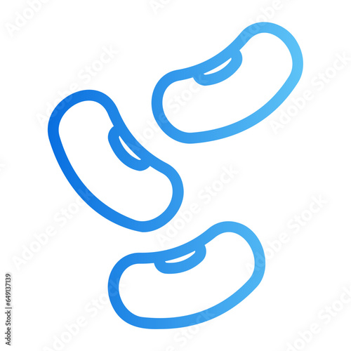soya bean gradient icon