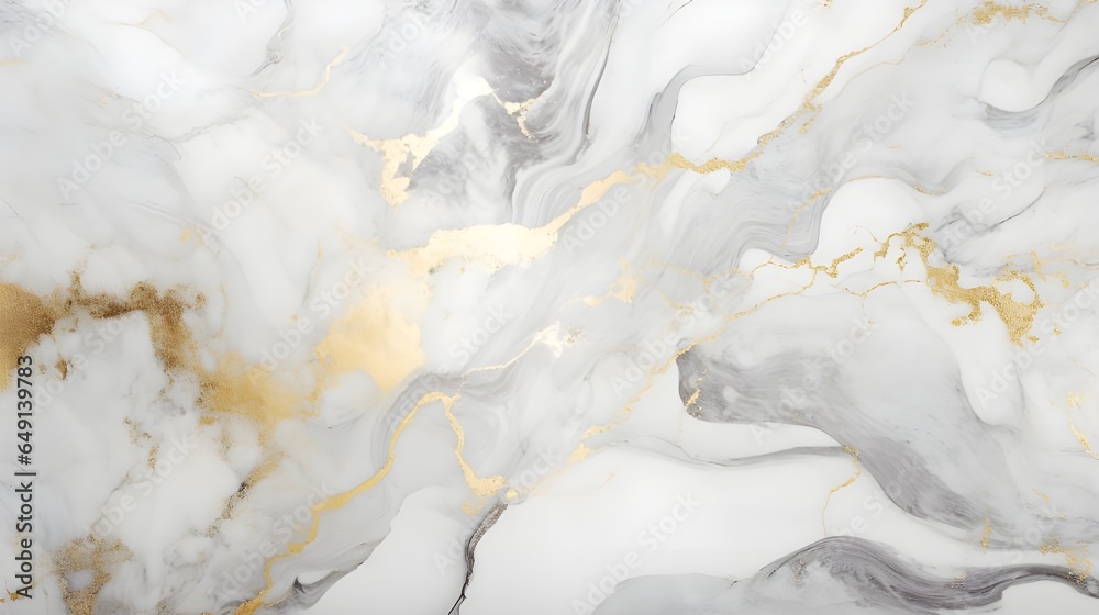 A captivating abstract marble liquid acrylic texture with a stylish trend color and a glimmer of gold - obrazy, fototapety, plakaty 