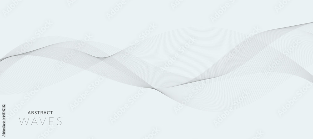 Abstract wave element for design. Digital frequency track equalizer. Stylized line art background. Vector illustration of smoky waves background Abstract wave element for design. Digital frequency track equalizer. Stylized line art background. Vector illustration of smoky waves background