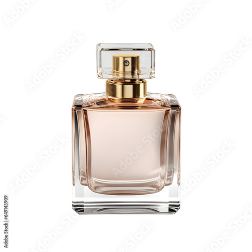 Elegant Luxury Perfume Isolated on Transparent Background