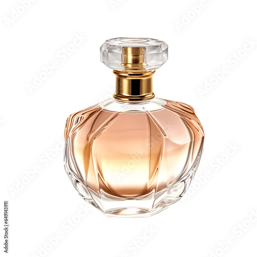 Elegant Luxury Perfume Isolated on Transparent Background
