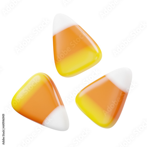 Candy Corn 3D Icon