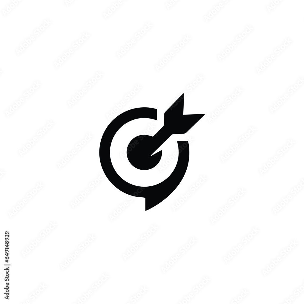 Aim vector logo illustration design1 Aim vector logo illustration design1