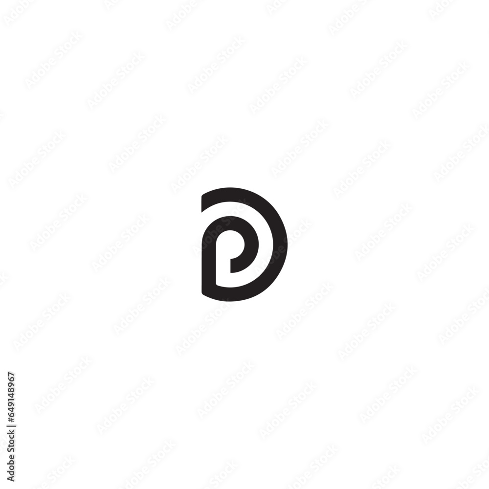 DP vector logo illustration design1 DP vector logo illustration design1