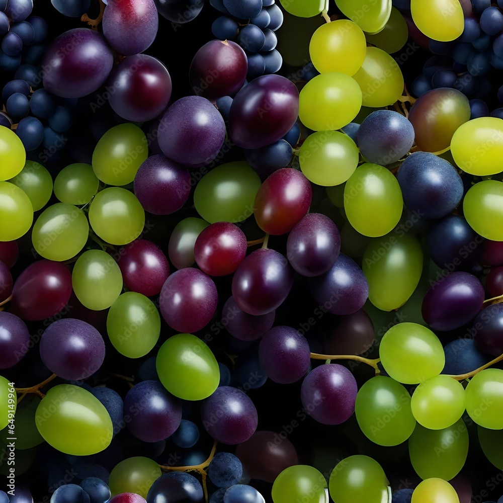Image of a luscious bunch of grapes of various colors. Green, purple, red. Image of a luscious bunch of grapes of various colors. Green, purple, red.