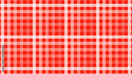 Red plaid fabric texture as a background